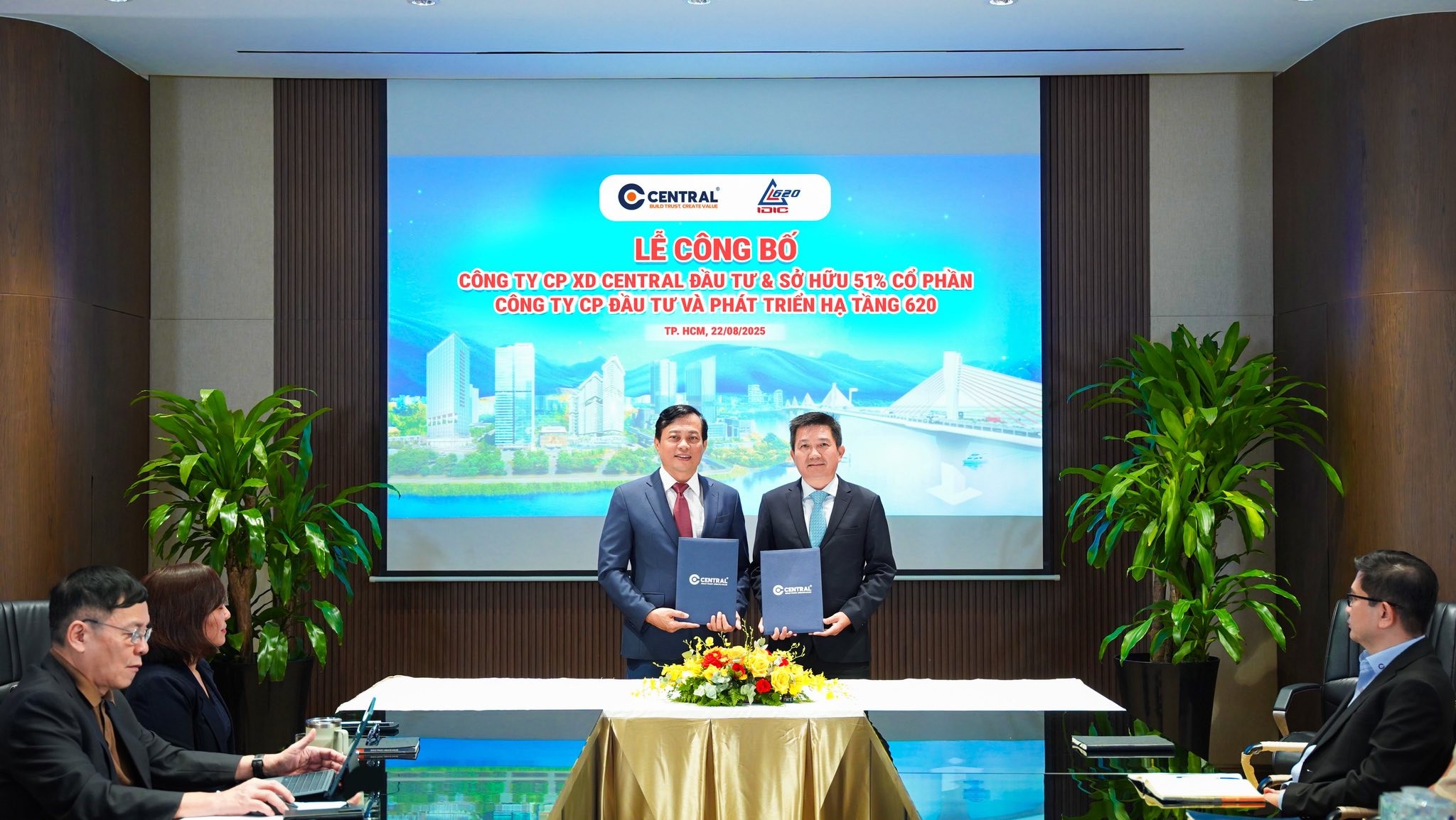CENTRAL của ông Trần Quang Tuấn nắm 51% cổ phần Công ty 620 - thực hiện chiến lược mở rộng từ tổng thầu xây dựng sang phát triển hạ tầng