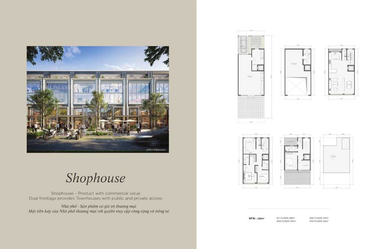 thiet ke shophouse angel island
